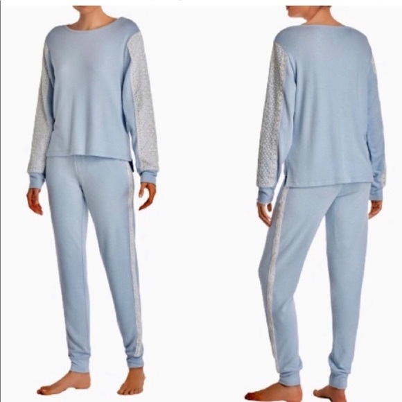 Anthropology Flora Nikrooz  pink lounge set - Picture 1 of 8